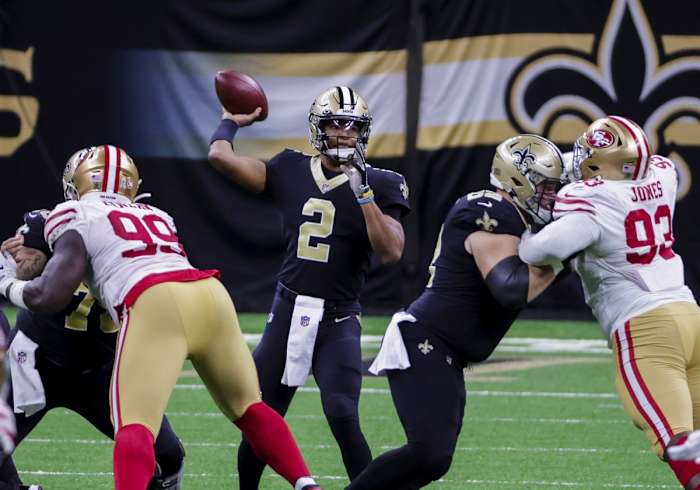 New Orleans Saints quarterback Jameis Winston (2). Credit: USA TODAY SPORTS 